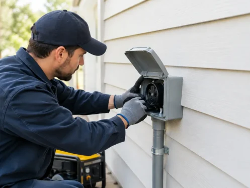 How to Wire a Generator Inlet Safely at Home