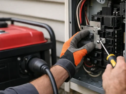 Portable Generator Interlock Installation Safety