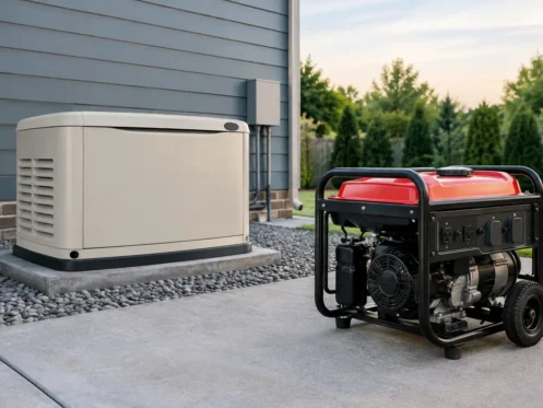 Standby Versus Portable Generators Compared