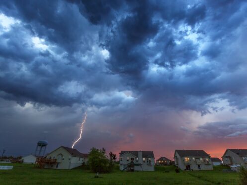 Surge Protection in Major Lightning Storm in Residential Neighborhood in Mebane, NC